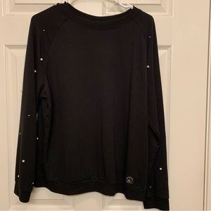Sam Edelman black long‎ sleeve top
